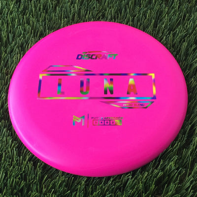 Discraft Putter Line Hard Luna with PM Logo Stock Stamp Stamp - 173g Pink