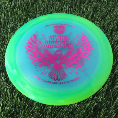 Discmania Horizon C-Line Color Glow Cloud Breaker with Gannon Buhr Signature Series 2024 Stamp - 173g - Translucent Green