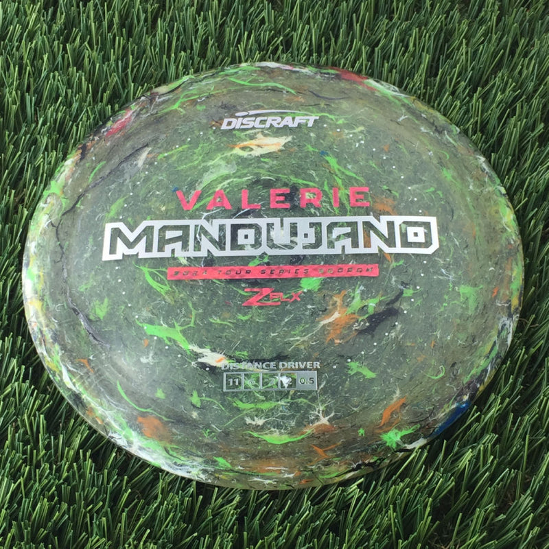 Discraft Jawbreaker Z FLX Scorch with Valerie Mandujano 2024 Tour Series Stamp - 174g - Translucent Dark Green