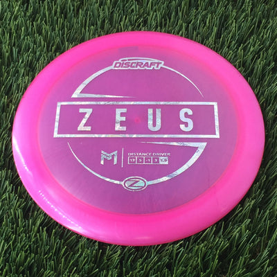 Discraft Elite Z Zeus with PM Logo Stock Stamp Stamp - 172g - Translucent Pink