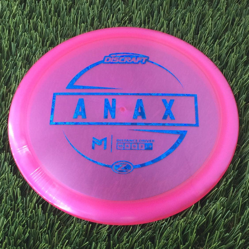 Discraft Elite Z Anax with PM Logo Stock Stamp Stamp - 169g - Translucent Pink