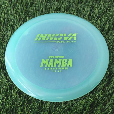 Innova Champion Mamba with Burst Logo Stock Stamp - 171g - Translucent Turquoise Blue