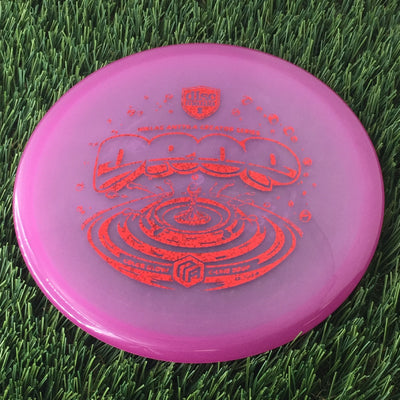 Discmania C-Line Color Glow Reinvented Drop with Niklas Anttila Creator Series - NA Logo - Water Drop Stamp - 173g - Translucent Purple