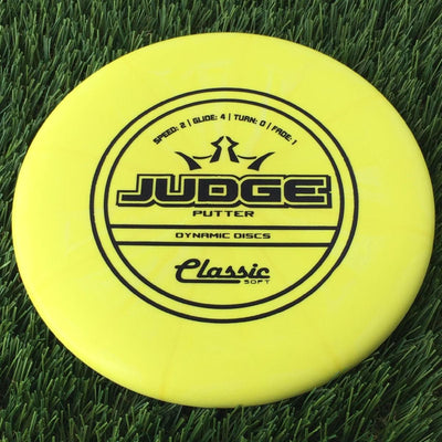 Dynamic Discs Classic Soft Burst Judge - 174g Yellow