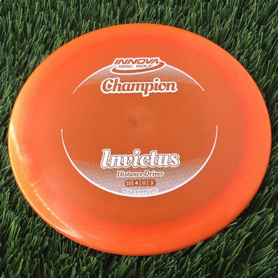 Innova Champion Invictus with Circle Fade Stock Stamp - 171g - Translucent Orange