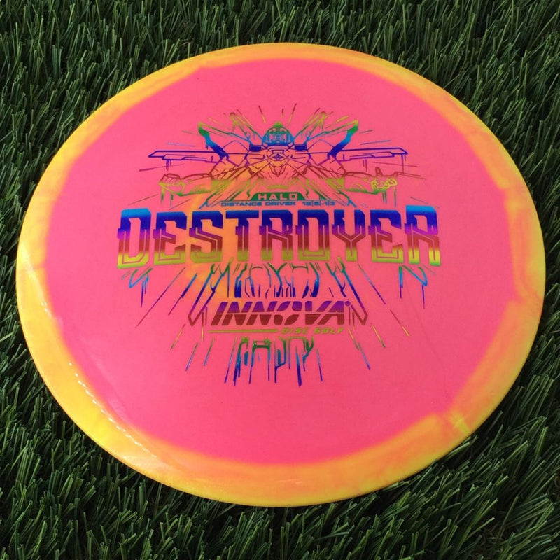 Innova Halo Star Destroyer with Burst Logo Stock Stamp - 162g Orangish Pink