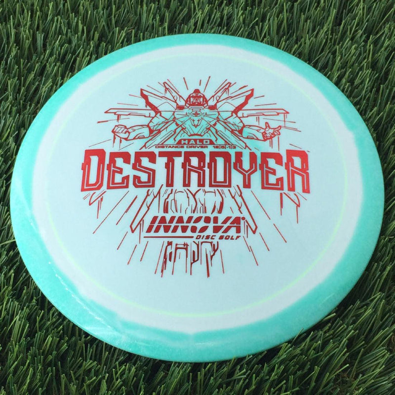 Innova Halo Star Destroyer with Burst Logo Stock Stamp - 164g Turquoise Green