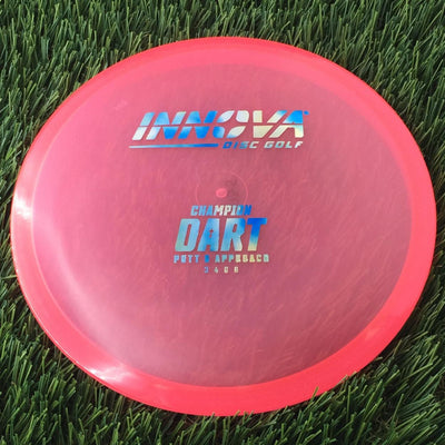 Innova Champion Dart with Burst Logo Stock Stamp - 175g - Translucent Pink