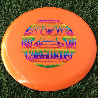 Innova Star Wombat3 with Burst Logo Stock Stamp - 180g Orange