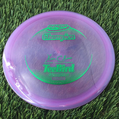 Innova Champion Teebird with Ken Climo - 12x World Champion New Stamp Stamp - 161g - Translucent Purple