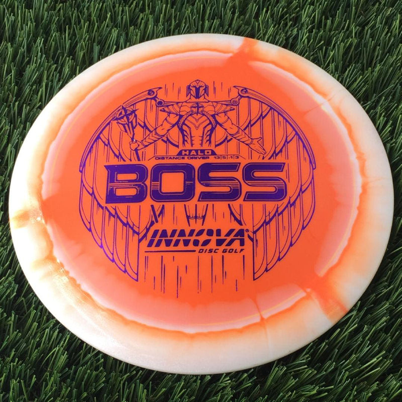 Innova Halo Star Boss with Burst Logo Stock Stamp - 150g Orange