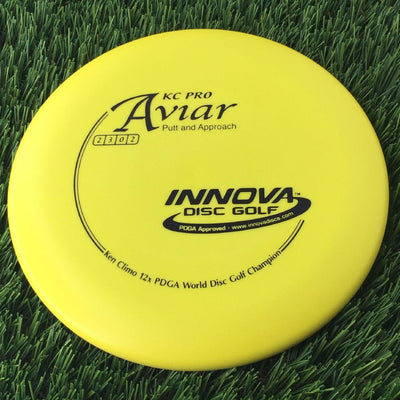 Innova Pro KC Aviar with Ken Climo 12x PDGA World Disc Golf Champion Stamp - 167g Yellow