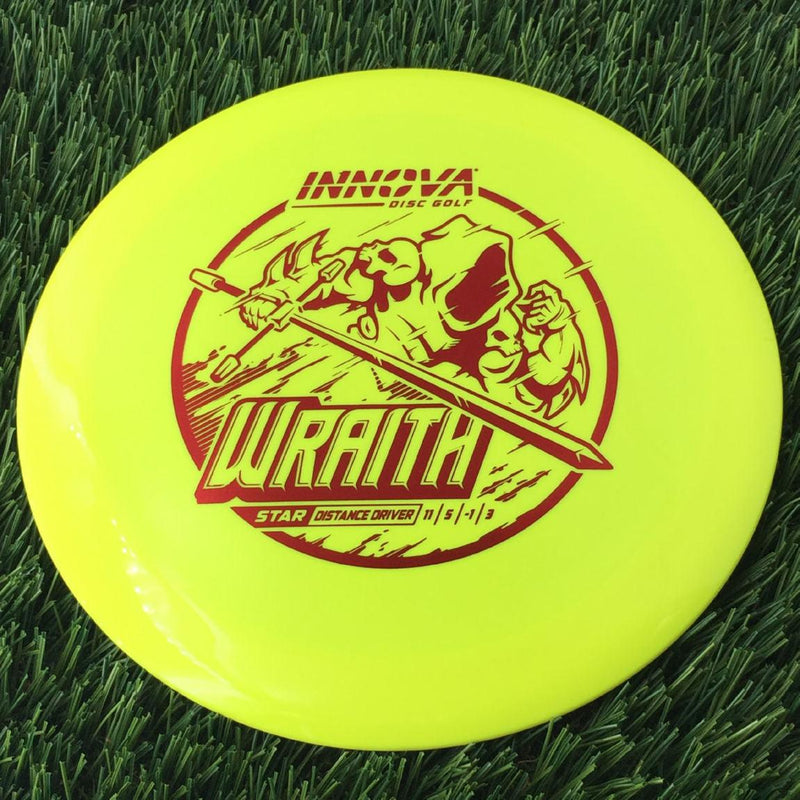 Innova Star Wraith with Burst Logo Stock Stamp - 175g Yellow