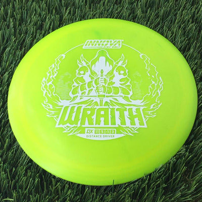 Innova DX Wraith with Burst Logo Stock Stamp - 170g Lime Green