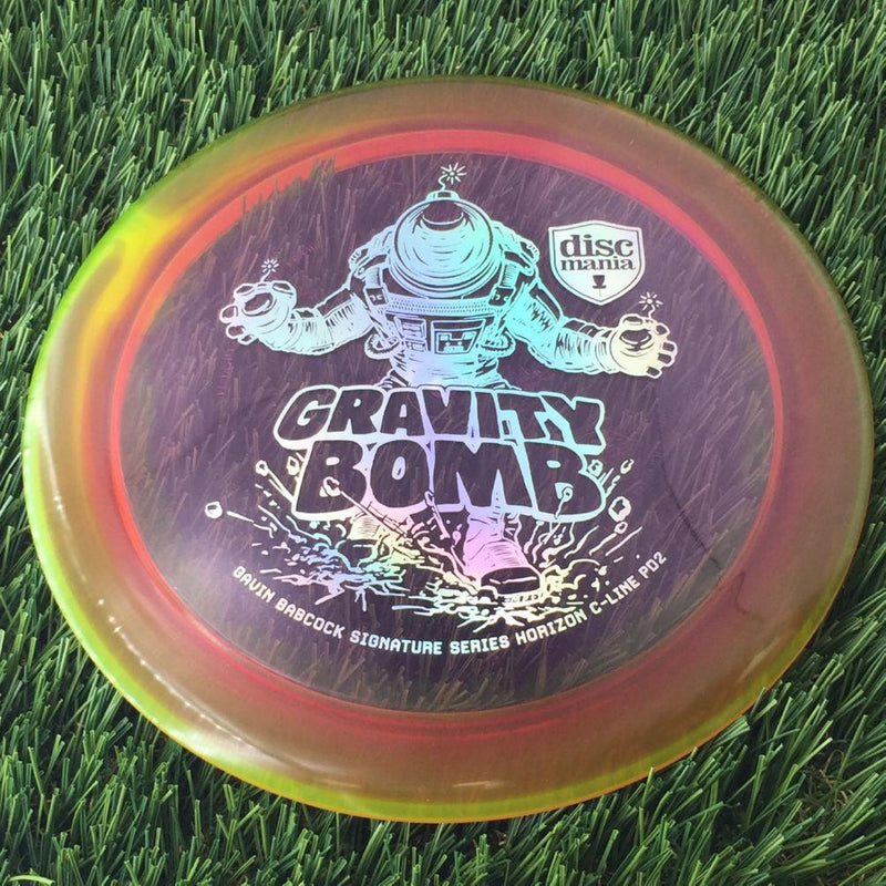 Discmania Horizon C-Line PD2 with Gravity Bomb - Gavin Babcock Signature Series 2024 Stamp - 175g - Translucent Pink