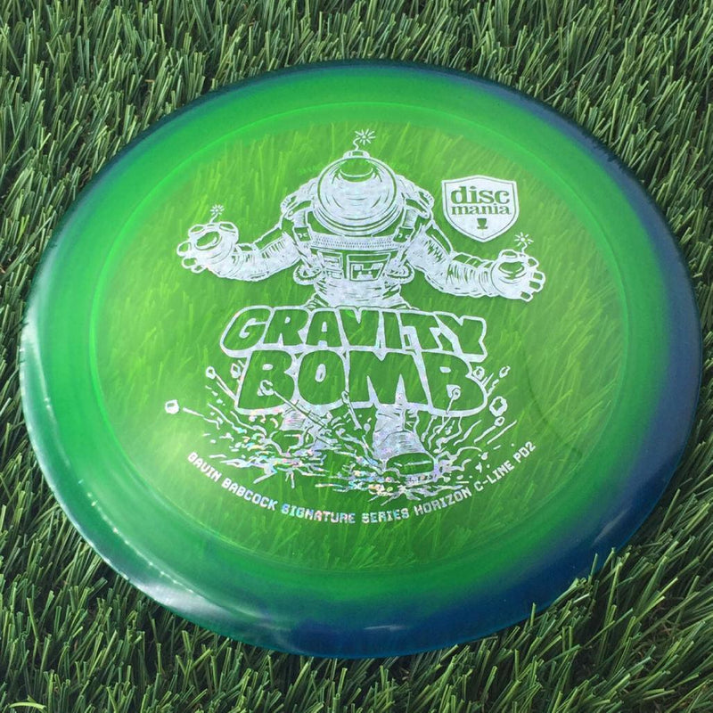 Discmania Horizon C-Line PD2 with Gravity Bomb - Gavin Babcock Signature Series 2024 Stamp - 175g - Translucent Green