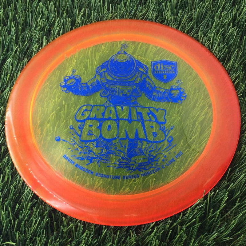 Discmania Horizon C-Line PD2 with Gravity Bomb - Gavin Babcock Signature Series 2024 Stamp - 175g - Translucent Orange