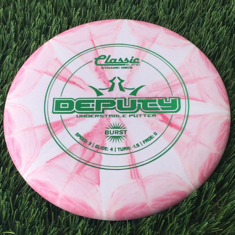 Dynamic Discs Classic Blend Burst Deputy - 174g Pink