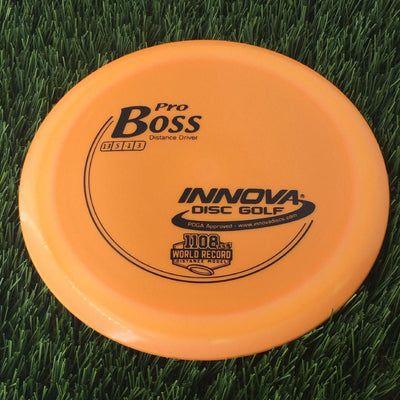 Innova Pro Boss with 1108 Feet World Record Distance Model Stamp - 172g Orange