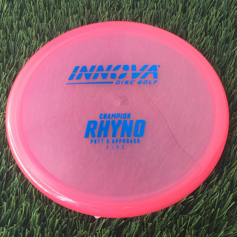 Innova Champion Rhyno with Burst Logo Stock Stamp - 161g - Translucent Pink