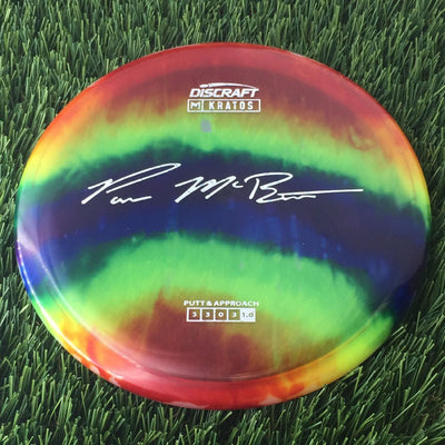 Discraft Elite Z Fly-Dyed Kratos with Paul McBeth Large Signature Stamp - 174g - Translucent Dyed