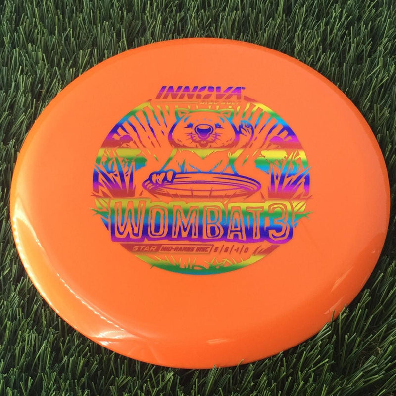 Innova Star Wombat3 with Burst Logo Stock Stamp - 180g Orange