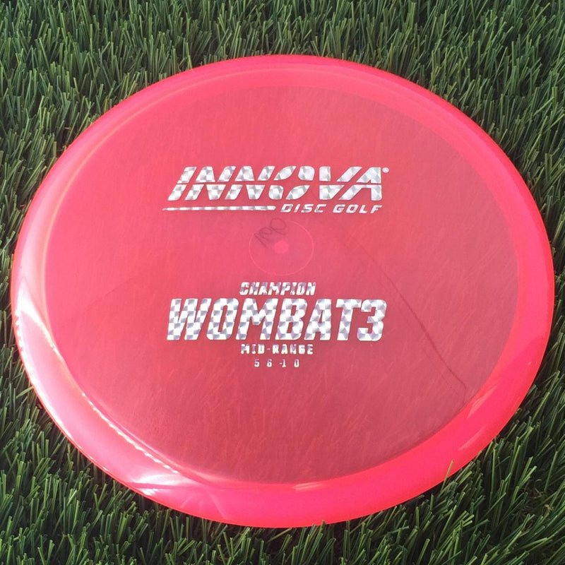 Innova Champion Wombat3 with Burst Logo Stock Stamp - 166g - Translucent Pink