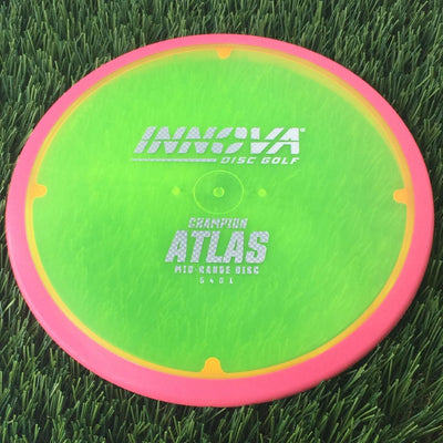 Innova Overmold Champion Atlas with Burst Logo Stock Stamp - 170g - Translucent Neon Green