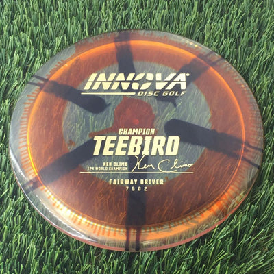 Innova Champion I-Dye Teebird with Ken Climo 12x World Champion Burst Logo Stamp - 168g - Translucent Dyed