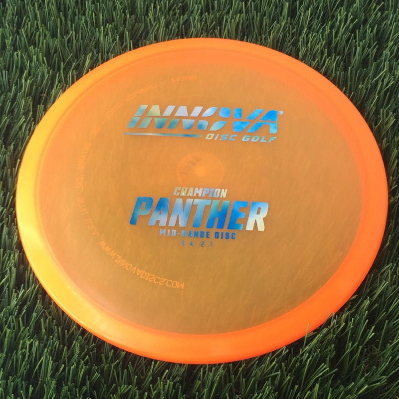 Innova Champion Panther with Burst Logo Stock Stamp - 175g - Translucent Orange