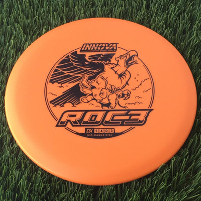 Innova DX Roc3 with Burst Logo Stock Character Stamp - 168g Orange