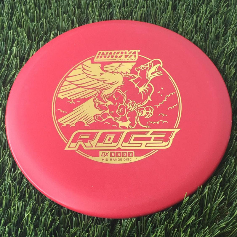 Innova DX Roc3 with Burst Logo Stock Character Stamp - 169g Red