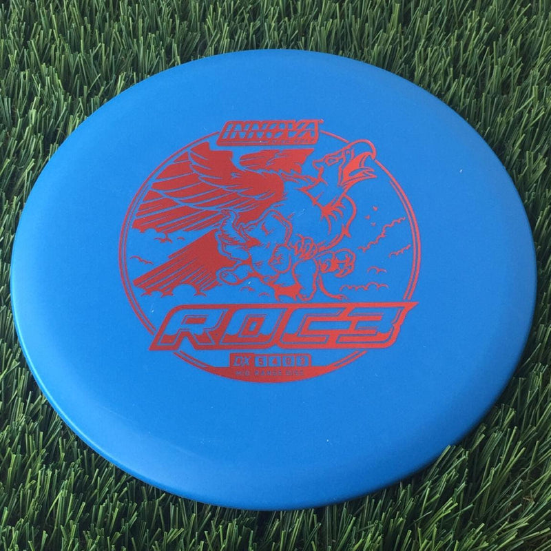 Innova DX Roc3 with Burst Logo Stock Character Stamp - 168g Blue