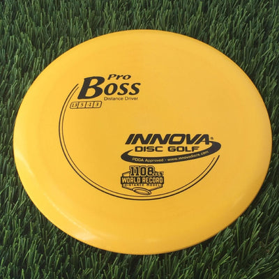 Innova Pro Boss with 1108 Feet World Record Distance Model Stamp - 169g Orange