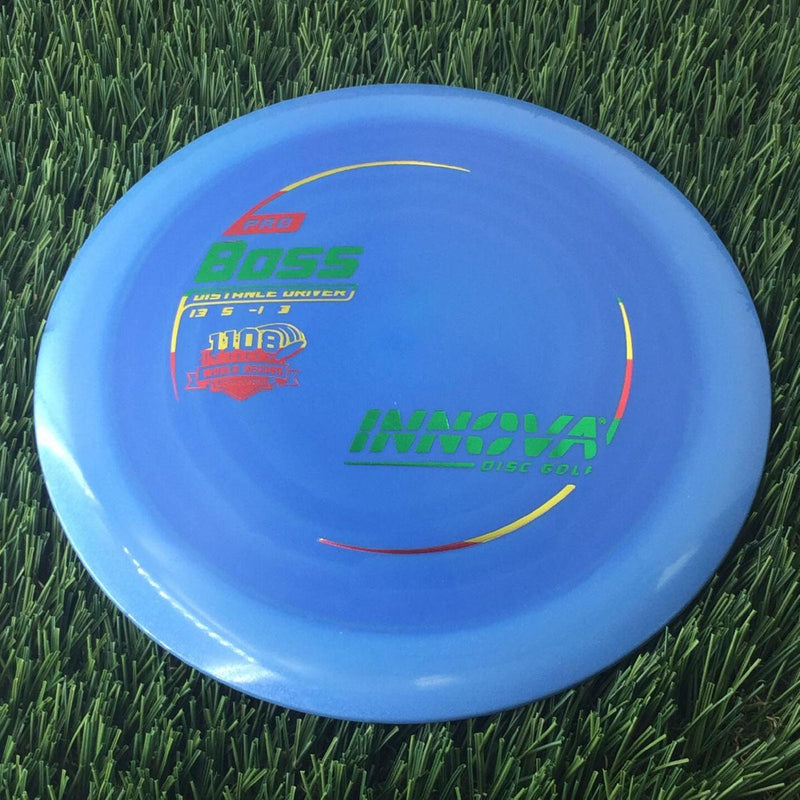 Innova Pro Boss with Burst Logo Stock 1108 Feet World Record Stamp - 166g Blue