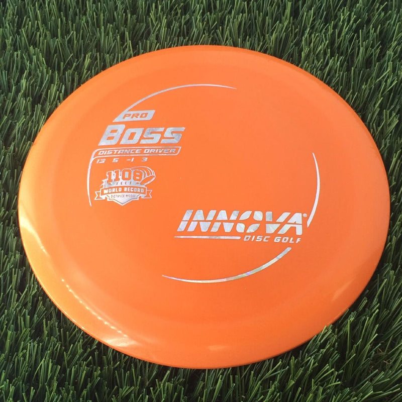 Innova Pro Boss with Burst Logo Stock 1108 Feet World Record Stamp - 169g Orange