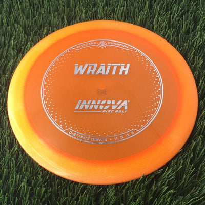 Innova Champion Blizzard Wraith with Burst Logo Stock Stamp - 143g - Translucent Orange