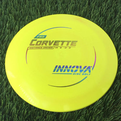 Innova Pro Corvette with Burst Logo Stock Stamp - 175g Yellow