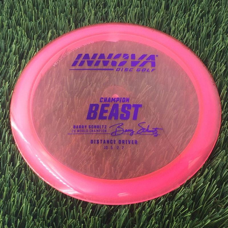 Innova Champion Beast with Burst Logo Barry Schultz 2X World Champion Stamp - 172g Pink