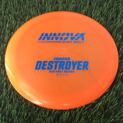 Innova Champion Destroyer with Burst Logo Stock Stamp - 175g - Translucent Orange