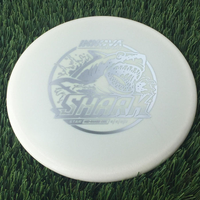 Innova Star Shark with Burst Logo Stock Stamp - 147g White