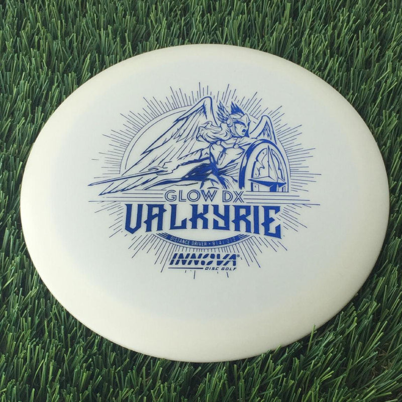 Innova DX Glow Valkyrie with Burst Logo Stock Character Stamp - 161g Glow