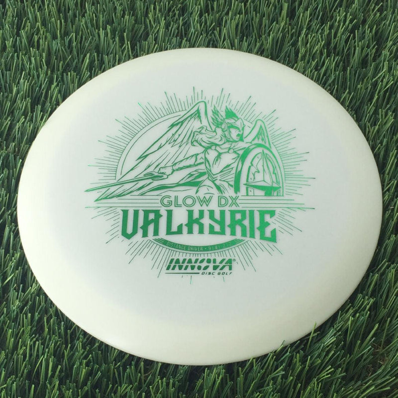 Innova DX Glow Valkyrie with Burst Logo Stock Character Stamp - 151g Glow