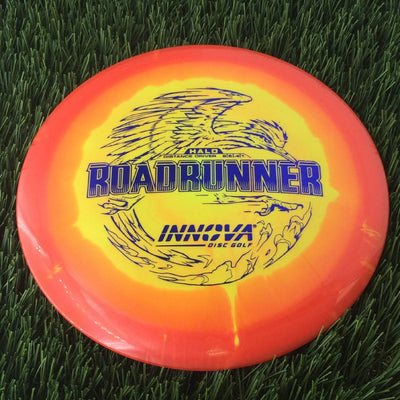 Innova Halo Star Roadrunner with Burst Logo Stock Stamp - 171g Orangish Yellow