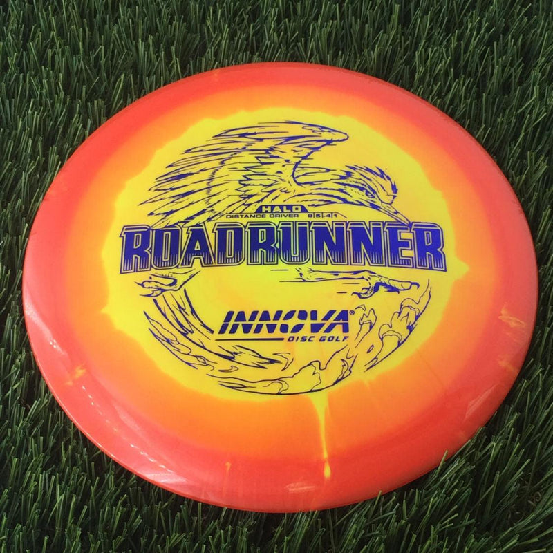 Innova Halo Star Roadrunner with Burst Logo Stock Stamp - 171g Orangish Yellow