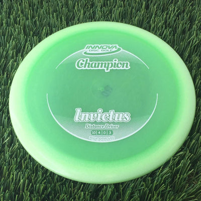 Innova Champion Invictus with Circle Fade Stock Stamp - 170g - Translucent Muted Green