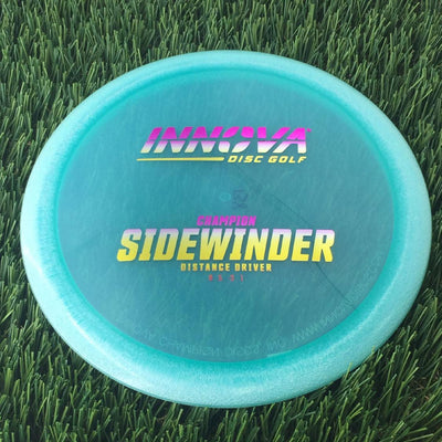 Innova Champion Sidewinder with Burst Logo Stock Stamp - 138g - Translucent Turquoise Green