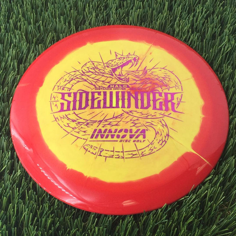 Innova Halo Star Sidewinder with Burst Logo Stock Stamp - 175g Orangish Red