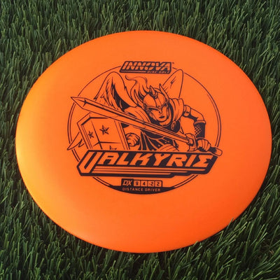 Innova DX Valkyrie with Burst Logo Stock Stamp - 140g Orange