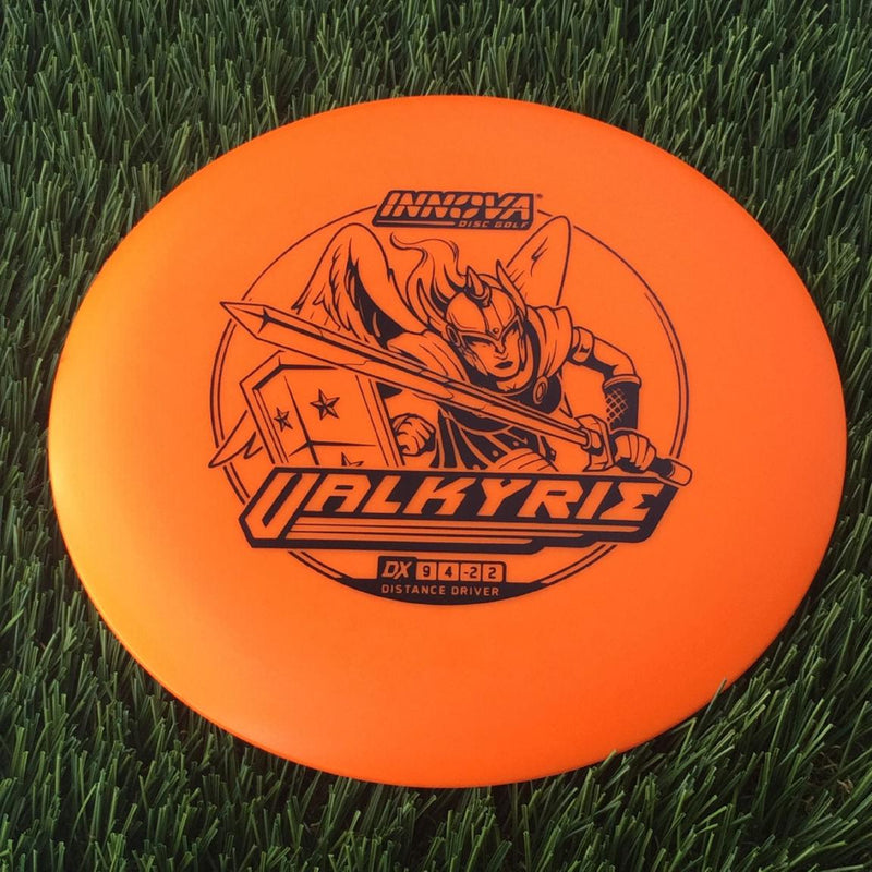 Innova DX Valkyrie with Burst Logo Stock Stamp - 140g Orange